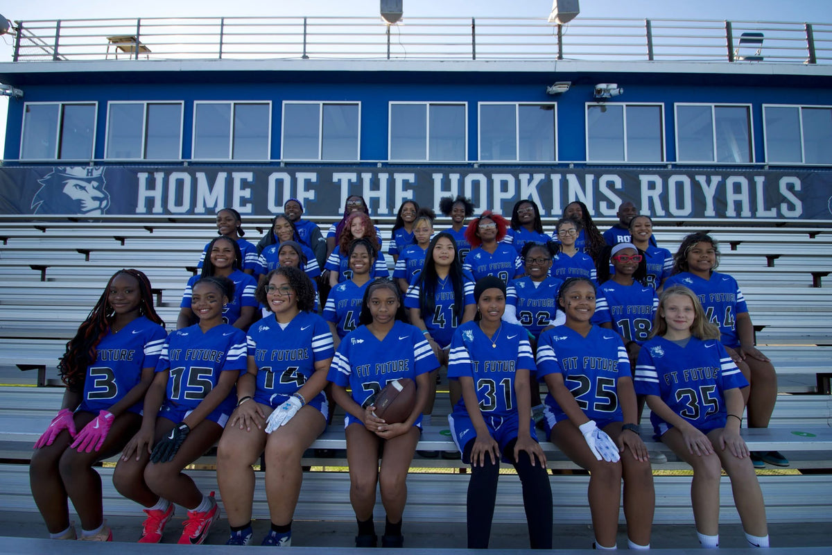 Hopkins Girls Flag Football team